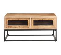 Berkfield Home Coffee Table 90x60x40 cm Solid Acacia Wood in Brown | Size: 90 x 60 x 40 cm Berkfield Home Brown 90 x 60 x 40 cm
