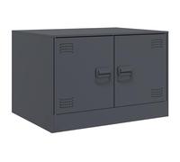 Berkfield Home Coffee Table Anthracite 67x50x44 cm Steel in Charcoal | Size: 67 x 50 x 44 cm Berkfield Home Charcoal 67 x 50 x 44 cm