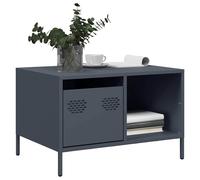 Berkfield Home Coffee Table Anthracite 68.5x50x43.5 cm Cold-rolled Steel in Black Berkfield Home Black 68.5x50x43.5 cm