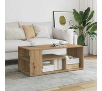 Berkfield Home Coffee Table Artisan Oak 100x50x40 cm Engineered Wood in Brown | Size: 100 x 50 x 40 cm Berkfield Home Brown 100 x 50 x 40 cm