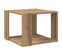 Berkfield Home Coffee Table Artisan Oak 40x40x30 cm Engineered Wood in Brown | Size: 40 x 40 x 30 cm Berkfield Home Brown 40 x 40 x 30 cm