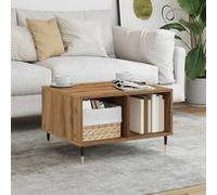Berkfield Home Coffee Table Artisan Oak 60x50x36.5 cm Engineered Wood in Brown Berkfield Home Brown 60x50x36.5 cm