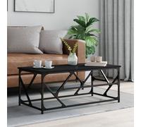 Berkfield Home Coffee Table Black 100x50x40 cm Engineered Wood | Size: 100 x 50 x 40 cm Berkfield Home Black 100 x 50 x 40 cm