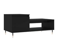 Berkfield Home Coffee Table Black 100x50x45 cm Engineered Wood | Size: 100 x 50 x 45 cm Berkfield Home Black 100 x 50 x 45 cm