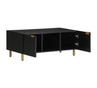 Berkfield Home Coffee Table Black 100x54x40 cm Engineered Wood | Size: 100 x 54 x 40 cm Berkfield Home Black 100 x 54 x 40 cm