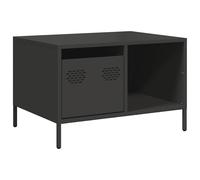 Berkfield Home Coffee Table Black 68.5x50x43.5 cm Cold-rolled Steel Berkfield Home Black 68.5x50x43.5 cm