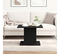 Berkfield Home Coffee Table Black Oak 55.5x55.5x40 cm Engineered Wood Berkfield Home Black 55.5x55.5x40 cm