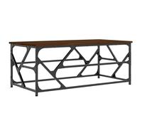 Berkfield Home Coffee Table Brown Oak 100x50x40 cm Engineered Wood | Size: 100 x 50 x 40 cm Berkfield Home Brown 100 x 50 x 40 cm