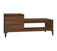 Berkfield Home Coffee Table Brown Oak 100x50x45 cm Engineered Wood | Size: 100 x 50 x 45 cm Berkfield Home Brown 100 x 50 x 45 cm
