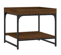 Berkfield Home Coffee Table Brown Oak 49.5x49.5x45 cm Engineered Wood Berkfield Home Brown 49.5x49.5x45 cm