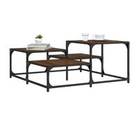 Berkfield Home Coffee Table Brown Oak 87.5x87.5x40 cm Engineered Wood Berkfield Home Brown 87.5x87.5x40 cm