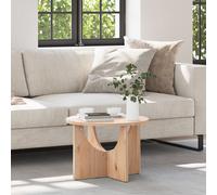 Berkfield Home Coffee Table Natural 50 x 50 x 35 cm Solid pine wood in Brown Berkfield Home Brown 50 x 50 x 35 cm