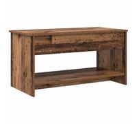 Berkfield Home Coffee Table Old wood 102 x 50 x 52.5 cm Engineered wood in Brown Berkfield Home Brown 102 x 50 x 52.5 cm