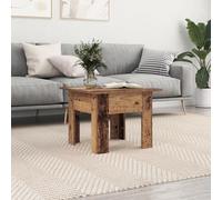 Berkfield Home Coffee Table Old wood 55 x 55 x 42 cm Engineered wood in Brown Berkfield Home Brown 55 x 55 x 42 cm