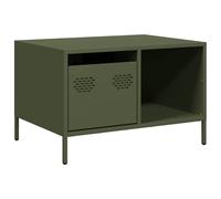 Berkfield Home Coffee Table Olive Green 68.5x50x43.5 cm Cold-rolled Steel Berkfield Home Green 68.5x50x43.5 cm