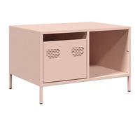 Berkfield Home Coffee Table Pink 68.5x50x43.5 cm Cold-rolled Steel Berkfield Home Pink 68.5x50x43.5 cm