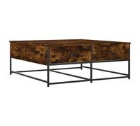 Berkfield Home Coffee Table Smoked Oak 100x99x40 cm Engineered Wood in Brown | Size: 100 x 99 x 40 cm Berkfield Home Brown 100 x 99 x 40 cm