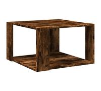 Berkfield Home Coffee Table Smoked Oak 51.5x51.5x30 cm Engineered Wood in Brown Berkfield Home Brown 51.5x51.5x30 cm