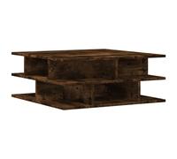 Berkfield Home Coffee Table Smoked Oak 70x70x29 cm Engineered Wood in Brown | Size: 70 x 70 x 29 cm Berkfield Home Brown 70 x 70 x 29 cm