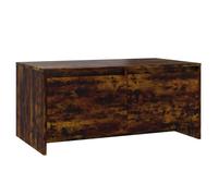 Berkfield Home Coffee Table Smoked Oak 90x50x41.5 cm Engineered Wood in Brown Berkfield Home Brown 90x50x41.5 cm