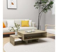 Berkfield Home Coffee Table Sonoma Oak 105x55x32 cm Engineered Wood in Brown | Size: 105 x 55 x 32 cm Berkfield Home Brown 105 x 55 x 32 cm