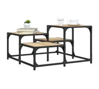 Berkfield Home Coffee Table Sonoma Oak 68x68x40 cm Engineered Wood in Brown | Size: 68 x 68 x 40 cm Berkfield Home Brown 68 x 68 x 40 cm