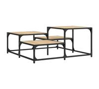 Berkfield Home Coffee Table Sonoma Oak 87.5x87.5x40 cm Engineered Wood in Brown Berkfield Home Brown 87.5x87.5x40 cm