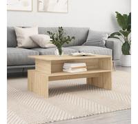 Berkfield Home Coffee Table Sonoma Oak 90x55x42.5 cm Engineered Wood in Brown Berkfield Home Brown 90x55x42.5 cm