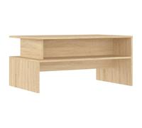 Berkfield Home Coffee Table Sonoma Oak 90x55x42.5 cm Engineered Wood in Light Brown Berkfield Home Light Brown 90x55x42.5 cm