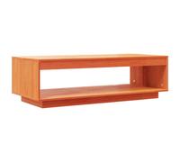 Berkfield Home Coffee Table Wax Brown 110x50x33.5 cm Solid Wood Pine Berkfield Home Brown 110x50x33.5 cm