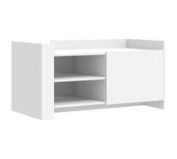 Berkfield Home Coffee Table White 100x50x50 cm Engineered Wood | Size: 100 x 50 x 50 cm Berkfield Home White 100 x 50 x 50 cm