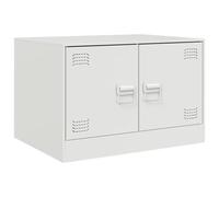 Berkfield Home Coffee Table White 67x50x44 cm Steel | Size: 67 x 50 x 44 cm Berkfield Home White 67 x 50 x 44 cm