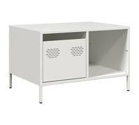 Berkfield Home Coffee Table White 68.5x50x43.5 cm Cold-rolled Steel Berkfield Home White 68.5x50x43.5 cm
