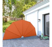 Berkfield Home Collapsible Terrace Side Awning Terracotta 200 cm in Orange Berkfield Home Orange