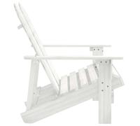 Berkfield Home Comfortable 2-Seater Garden Adirondack Chair Solid Fir Wood White Berkfield Home White