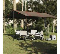 Berkfield Home Comfortable Camping Tarp Brown 451x420 cm Waterproof Berkfield Home Brown 451x420 cm
