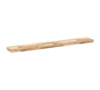 Berkfield Home Compact Floating Shelves 2 pcs 140x20x4 cm Untreated Solid Wood Acacia in Brown | Size: 140 x 20 x 4 cm Berkfield Home Brown 140 x 20 x 4 cm