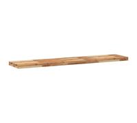 Berkfield Home Compact Floating Shelves 2 pcs 160x30x4 cm Oil Finished Solid Woo in Brown | Size: 160 x 30 x 4 cm Berkfield Home Brown 160 x 30 x 4 cm