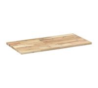 Berkfield Home Compact Floating Shelves 4 pcs 100x40x2 cm Untreated Solid Wood Acacia in Brown | Size: 100 x 40 x 2 cm Berkfield Home Brown 100 x 40 x 2 cm