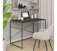 Berkfield Home Computer Desk Black 110x60x70 cm Engineered Wood | Size: 110 x 60 x 70 cm Berkfield Home Black 110 x 60 x 70 cm