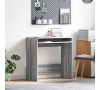 Berkfield Home Computer Desk Grey Sonoma Engineered wood Compact Simple Berkfield Home Grey