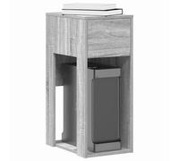 Berkfield Home Computer Tower Stand with Drawer Grey Sonoma 30x44x74 cm | Size: 30 x 44 x 74 cm Berkfield Home Grey 30 x 44 x 74 cm