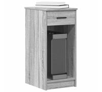 Berkfield Home Computer Tower Stand with Drawer Grey Sonoma 35x45x77 cm | Size: 35 x 45 x 77 cm Berkfield Home Grey 35 x 45 x 77 cm