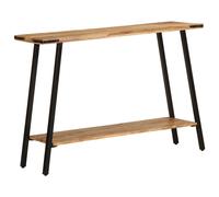 Berkfield Home Console Table 110x30x75 cm Solid Wood Mango in Brown | Size: 110 x 30 x 75 cm Berkfield Home Brown 110 x 30 x 75 cm