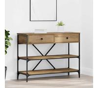 Berkfield Home Console Table Artisan Oak 100x34.5x75 cm Engineered Wood in Brown Berkfield Home Brown 100x34.5x75 cm