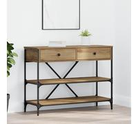 Berkfield Home Console Table Artisan Oak 100x34.5x75 cm Engineered Wood in Brown Berkfield Home Brown 100x34.5x75 cm