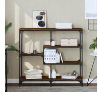 Berkfield Home Console Table Brown Oak 103x32x95 cm Engineered Wood | Size: 103 x 32 x 95 cm Berkfield Home Brown 103 x 32 x 95 cm