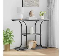 Berkfield Home Console Table Grey sonoma 101 x 35 x 80.5 cm Engineered wood Berkfield Home Grey 101 x 35 x 80.5 cm