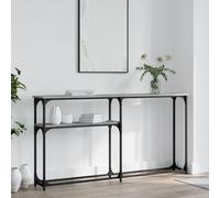 Berkfield Home Console Table Grey Sonoma 145x22.5x75 cm Engineered Wood Berkfield Home Grey 145x22.5x75 cm