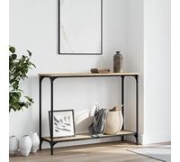 Berkfield Home Console Table Sonoma Oak 101x30.5x75 cm Engineered Wood in Brown Berkfield Home Brown 101x30.5x75 cm
